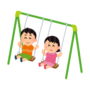 ブランコのイラスト