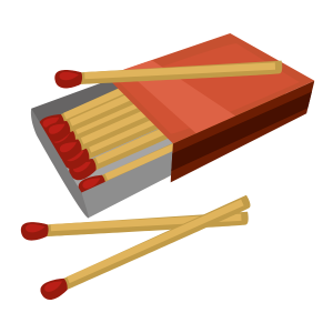 マッチのイラスト
