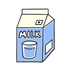 ミルクのイラスト