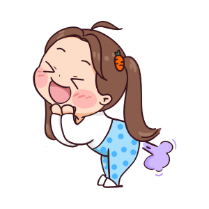 なぞなぞの答え：オナラをしている子どものイラスト｜小学生向けなぞなぞ