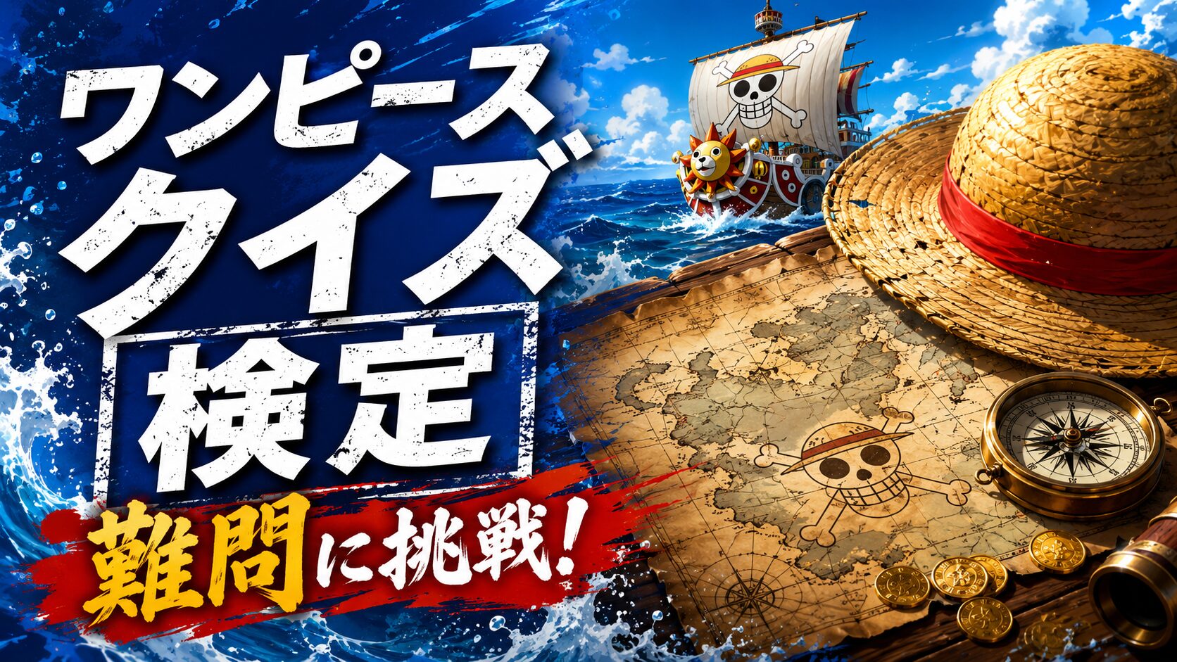 ワンピース難問クイズ検定 全20問解説付き