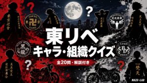 【東京リベンジャーズ】キャラ・組織クイズ20問【答え付き3択】
