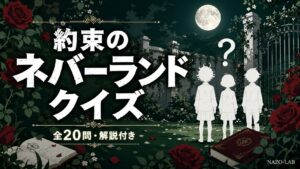 【約束のネバーランド】クイズ検定｜初級〜激ムズ全20問